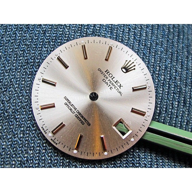 ROLEX ACCESSOIRES CADRAN MONTRES OYSTER PERPETUAL DATE 15000,15200 ARGENT CALS 3035,3135