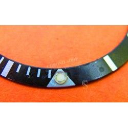 BLACK FAT FRONT ROLEX SUBMARINER BEZEL INSERT 5513 - 1680 - 5512 -1665 TRITIUM PEARL