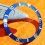 ROLEX RARE INSERT GRADUE LUNETTE BLEU ELECTRIQUE MONTRE SUBMARINER DATE 16613, 16618, 16803, 16808 PERLE TRITIUM