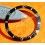 ROLEX INSERT LUNETTE NOIRE MONTRES SUBMARINER DATE OR & ACIER 16613, 16618, 16803, 16808 PERLE TRITIUM
