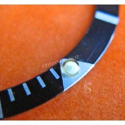 BLACK FAT FRONT ROLEX SUBMARINER BEZEL INSERT 5513 - 1680 - 5512 -1665 TRITIUM PEARL