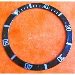 BLACK FAT FRONT ROLEX SUBMARINER BEZEL INSERT 5513 - 1680 - 5512 -1665 TRITIUM PEARL