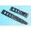 BRACELET RALLY VINTAGE TYPE CUIR STYLE TROPIC 20mm MONTRES RACING NOIR