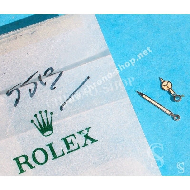 Rolex Lot de 2 aiguilles tritium Cal 1520, 1530, 1525 Montres Vintages Submariner 5512, 5513, & GMT 1675