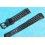 Vintage black Watch 70's 16mm ALASKA Tropic SUB Dive Strap New Old Stock Watch Band nos
