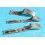 Rolex Vintage used lot of Deployment folding clasps 7835, 6251d, 7835 Steel ladies for sale