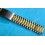 NSA Rare 70's New, NOS Swiss band Bitons & Ssteel Watch Sport Bracelet Zenith, Longines, Heuer 18mm ends