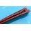 Original NEW 20mm For Daytona 116519, 116509 Genuine Crocodile Leather Band Black & Red color