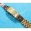 NSA Rare 70's New, NOS Swiss band Gold plated Watch Sport Bracelet Zenith, Longines, Heuer 24mm ends