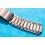 Unsigned flat-link, folded links, 1960s watch Steel band Bracelet for Seamaster 300 Omega Speedmaster