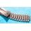 Unsigned flat-link, folded links, 1960s watch Steel band Bracelet for Seamaster 300 Omega Speedmaster