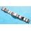 Vintage Original Collectible EXPANDABLE Buler SS Watch Band bracelet 15mm straight ,Dive 1960s -70's riveted Rivets links