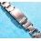 Vintage Original Collectible EXPANDABLE Buler SS Watch Band bracelet 15mm straight ,Dive 1960s -70's riveted Rivets links