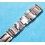 Vintage Original Collectible EXPANDABLE Buler SS Watch Band bracelet 15mm straight ,Dive 1960s -70's riveted Rivets links