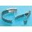 Vintage 70's Bracelet Acier Montres NOS 18mm Style NSA montres vintages ZENITH, Heuer, Silverstone, Movado, Enicar