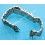 Rare Vintage bracelet 18mm Mailles pliées Montres acier années 60-70 Universal Genève, Breitling, Omega, heuer, IWC, Jaeger