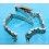 Rare Vintage bracelet 18mm Mailles pliées Montres acier années 60-70 Universal Genève, Breitling, Omega, heuer, IWC, Jaeger