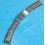 Unsigned flat-link, folded links, 1960s watch Steel band Bracelet for Seamaster 300 Omega Speedmaster