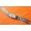 Rare 70's Swiss band Ssteel Watch Folded links Sport Bracelet Zenith, Longines, Heuer, Omega 18mm ends