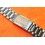 Rare 70's Swiss band Ssteel Watch Folded links Sport Bracelet Zenith, Longines, Heuer, Omega 18mm ends