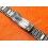 Rare 70's Swiss band Ssteel Watch Folded links Sport Bracelet Zenith, Longines, Heuer, Omega 18mm ends