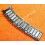 Unsigned flat-link, folded links, 1960s watch Steel half band Bracelet Seamaster 300 Omega Speedmaster
