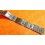 Unsigned flat-link, folded links, 1960s watch Steel band 18mm Bracelet for Seamaster 300 Omega Speedmaster