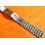 Unsigned flat-link, folded links, 1960s watch Steel band 18mm Bracelet for Seamaster 300 Omega Speedmaster