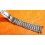 Bracelet 20mm Unsigned flat-link, folded links, 1960s watch Steel band for Seamaster 300 Omega Speedmaster