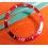TUDOR SUBMARINER INSERT DE LUNETTE  ROUGE METAL TAILLE MEDIUM 75090 - 75190
