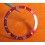 TUDOR SUBMARINER INSERT DE LUNETTE  ROUGE METAL TAILLE MEDIUM 75090 - 75190