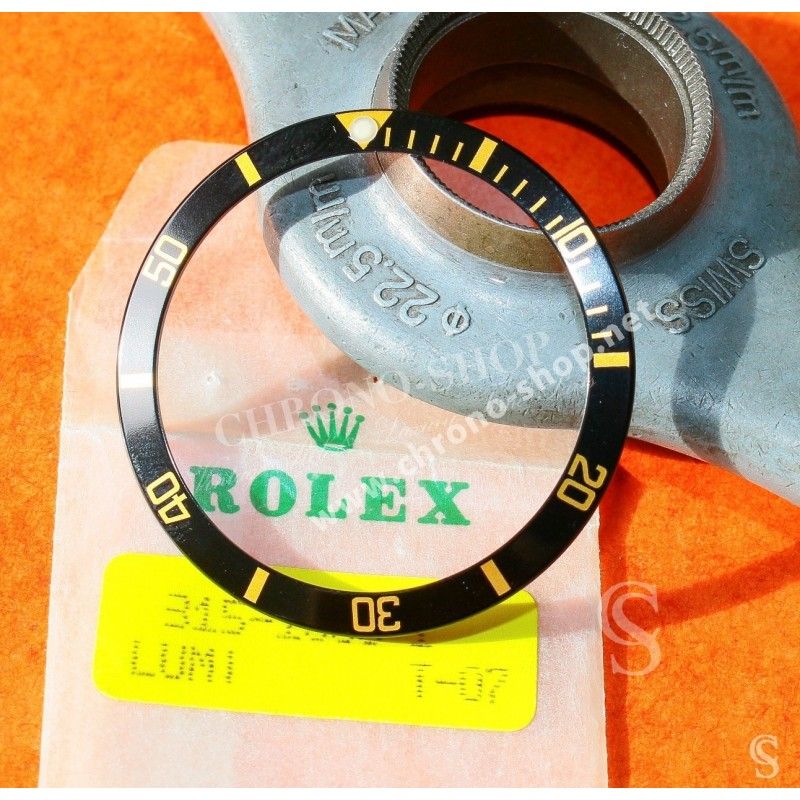 70's Collectible 1680/8 Black Gold ROLEX VINTAGE BEZEL INSERT 18K SUBMARINER 1680 rolex packaging OEM 