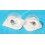 Rolex poussoirs or blanc complets vissés Ref B24-P512-9 GG1 Montres Rolex Cosmograph Daytona 116509, 16509, 116519, 16519