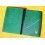 ROLEX ACCESSOIRE PORTE DOCUMENT, PORTEFEUILLE EN CUIR VERT POUR CARTES, GARANTIES, NOTICES MONTRES REF 100.00.41