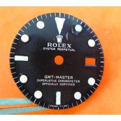 Vintage Rolex 1675 GILT Gloss cadran tritium patiné GMT MASTER