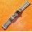 Rare 70's Swiss band Ssteel Watch Folded Flats links Sport Bracelet Zenith, Longines, Heuer, Omega 18mm ends