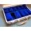 Luxury 12 Grid Watch Display Storage Box Case Jewelry Aluminium Square Organizer Slots
