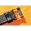 Vintage Collectable 70's Watch Alligator Leather Style Plastic Bracelet 19mm Strap Ref 109S