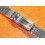 Rare 70's Swiss band Ssteel Watch Folded Flats links Sport Bracelet Zenith, Longines, Heuer, Omega 18mm ends