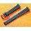 TROPIC 2000 Black Strap Swiss slotted vintage watch band 15mm ref 24020 waterproof 70s INOX buckle