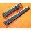 TROPIC 2000 Black Strap Swiss slotted vintage watch band 15mm ref 24020 waterproof 70s INOX buckle