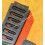 TROPIC 2000 Black Strap Swiss slotted vintage watch band 15mm ref 24020 waterproof 70s INOX buckle