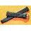 TROPIC 2000 Black Strap Swiss slotted vintage watch band 15mm ref 24020 waterproof 70s INOX buckle