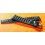 TROPIC 2000 Black Strap Swiss slotted vintage watch band 15mm ref 24020 waterproof 70s INOX buckle