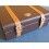 Luxury 10 Brown Grid Watch Display Storage Box Case Jewelry Aluminium Square Organizer Slots