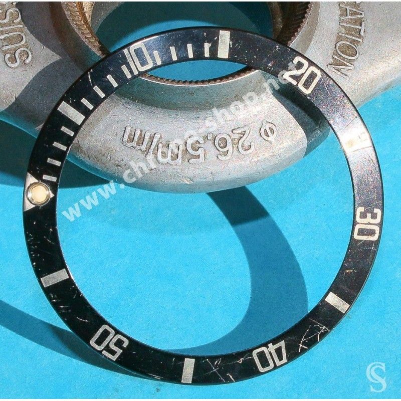 Rolex Submariner date watches 16800, 168000, 16610 bezel Insert Inlay Tritium dot for sale