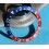 ROLEX AUTHENTIQUE GMT MASTER INSERT GRADUE 24H DE LUNETTE 1675, 16750 COULEUR PEPSI