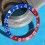 ROLEX AUTHENTIQUE GMT MASTER INSERT GRADUE 24H DE LUNETTE 1675, 16750 COULEUR PEPSI