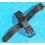 ORIGINAL TAG HEUER WATCH BLACK PLASTIC 18MM FORMULA 1 F1 WATCH BRACELET STRAP REF BS0081