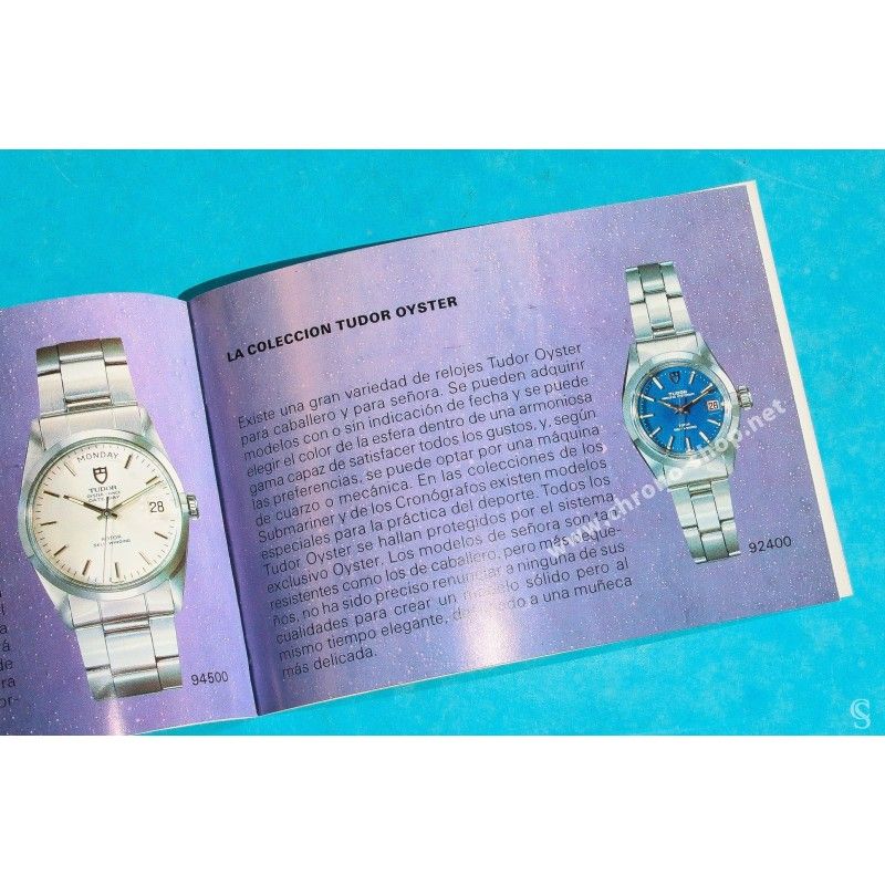 TUDOR Vintage Booklet instructions, manual 80's 94010, 94400 BIG
